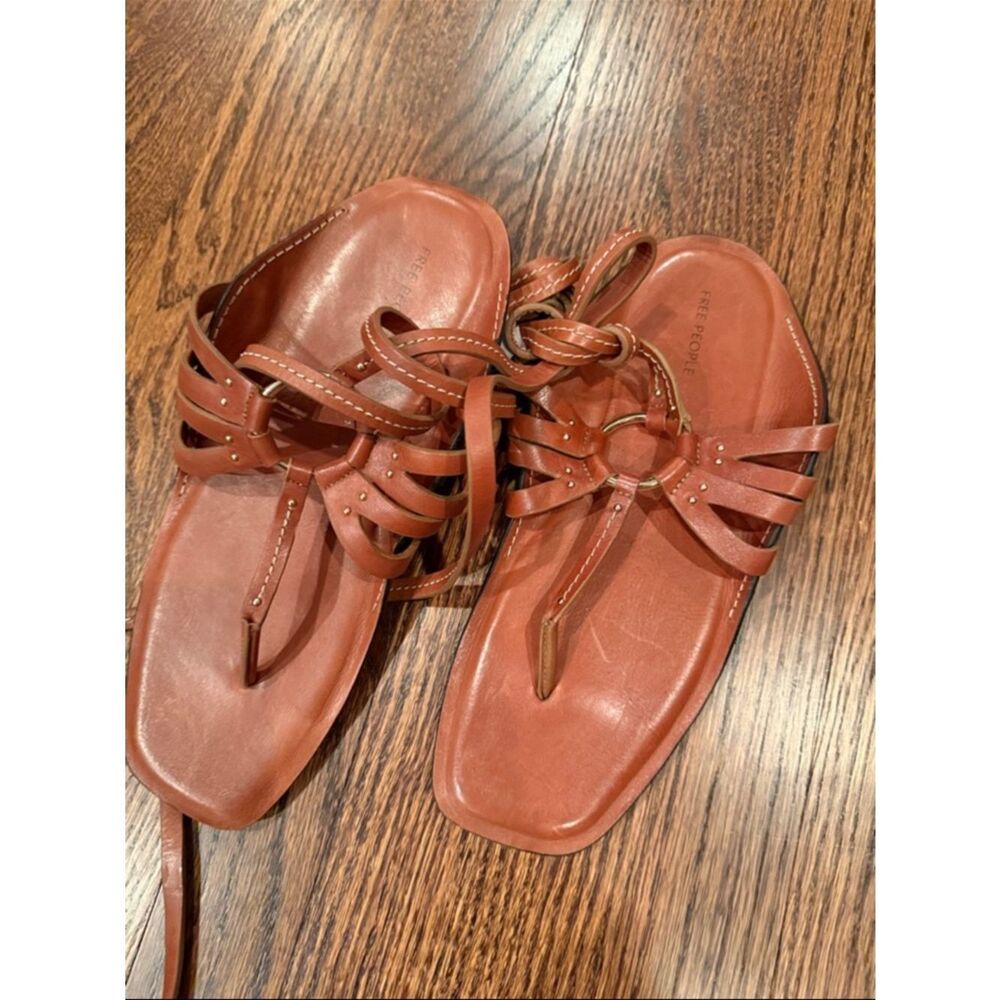 New Free People Dragonfly Wrap Sandals Size 9 - Picture 6 of 7